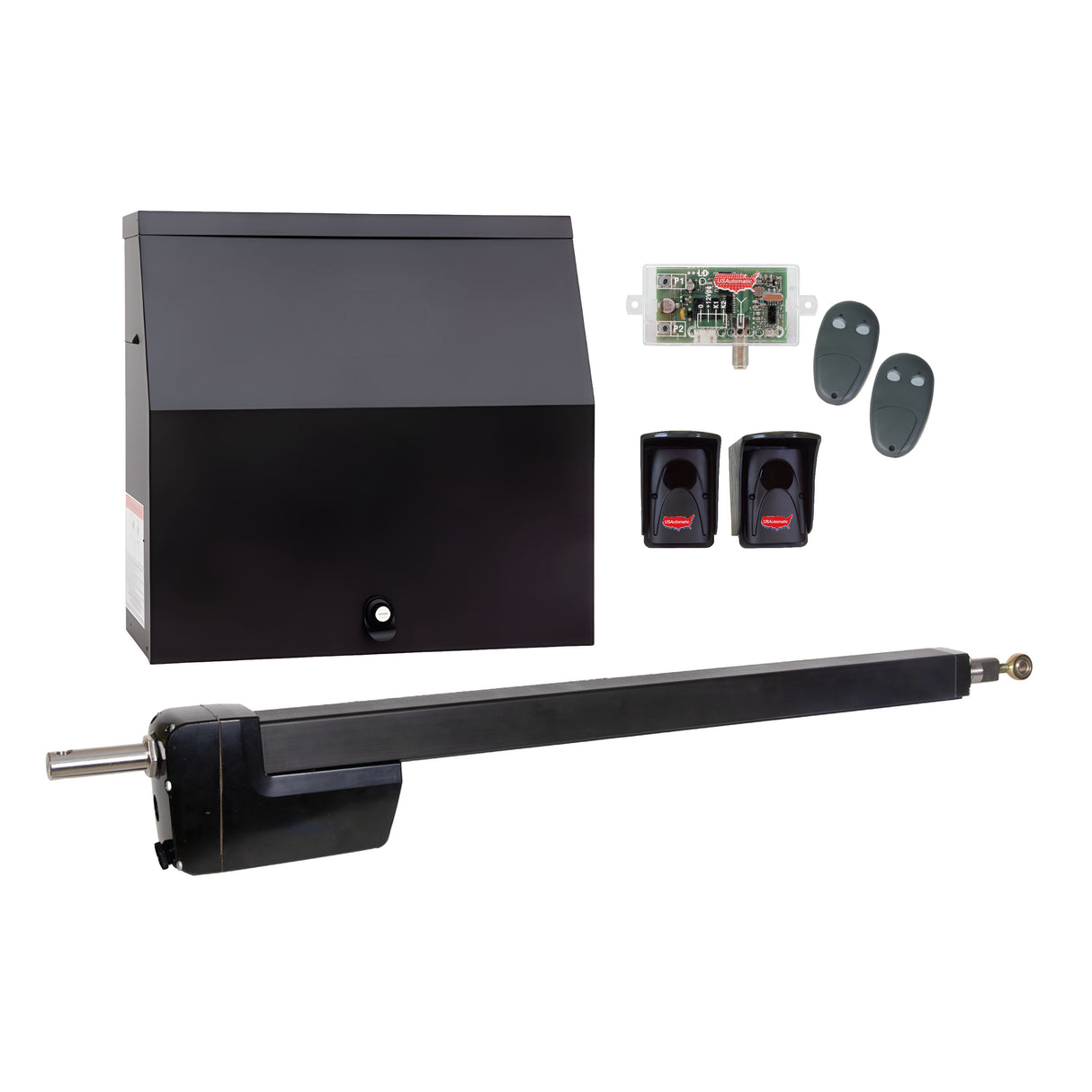 USAutomatic Ranger HD Swing Gate Operator Kit with Metal Enclosure | Elitegates.net