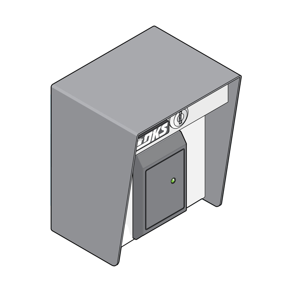 Doorking 1520-082 Standalone Proximity Card Reader, illustration