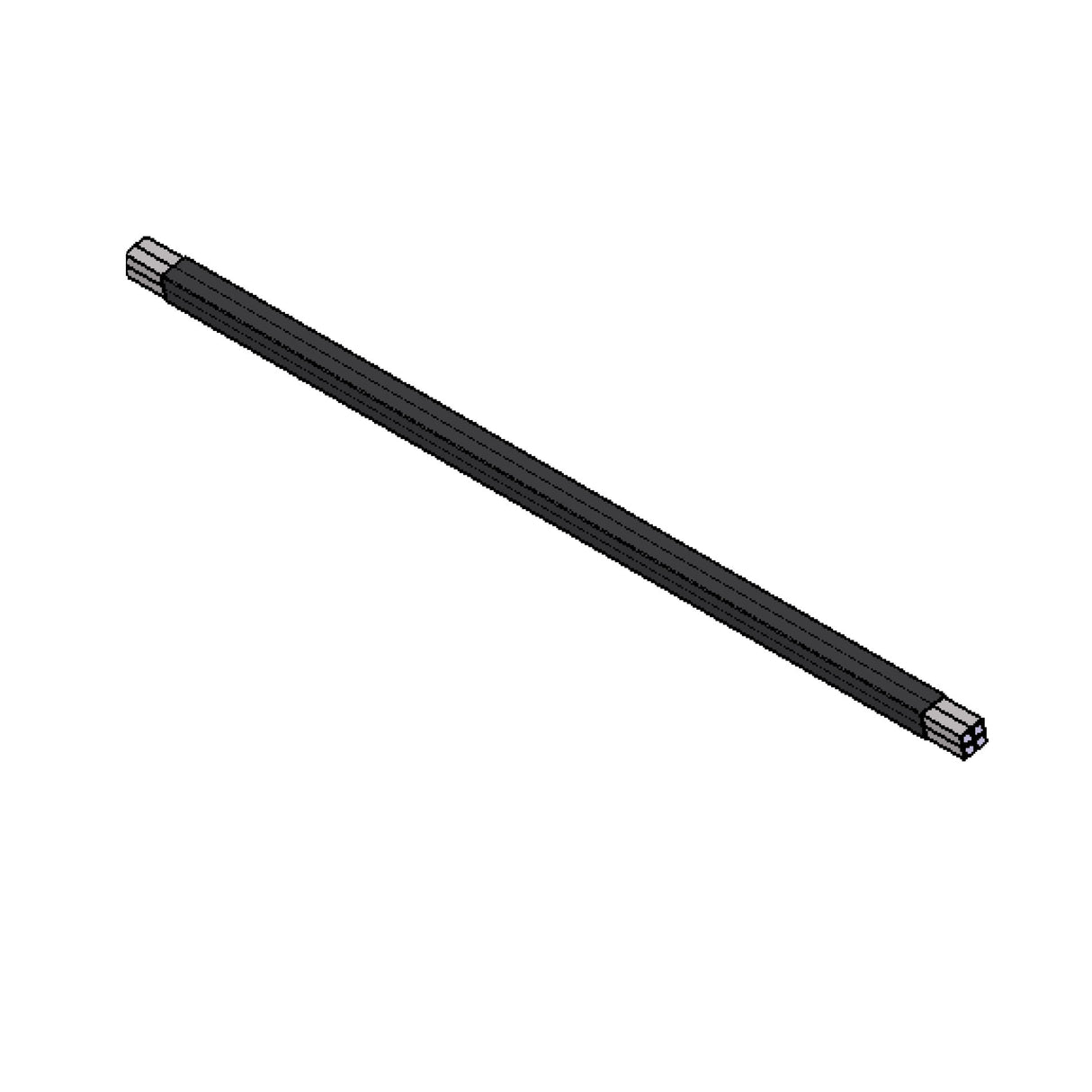 Doorking 1603-148 Torsion Shaft for Traffic Spike Extension