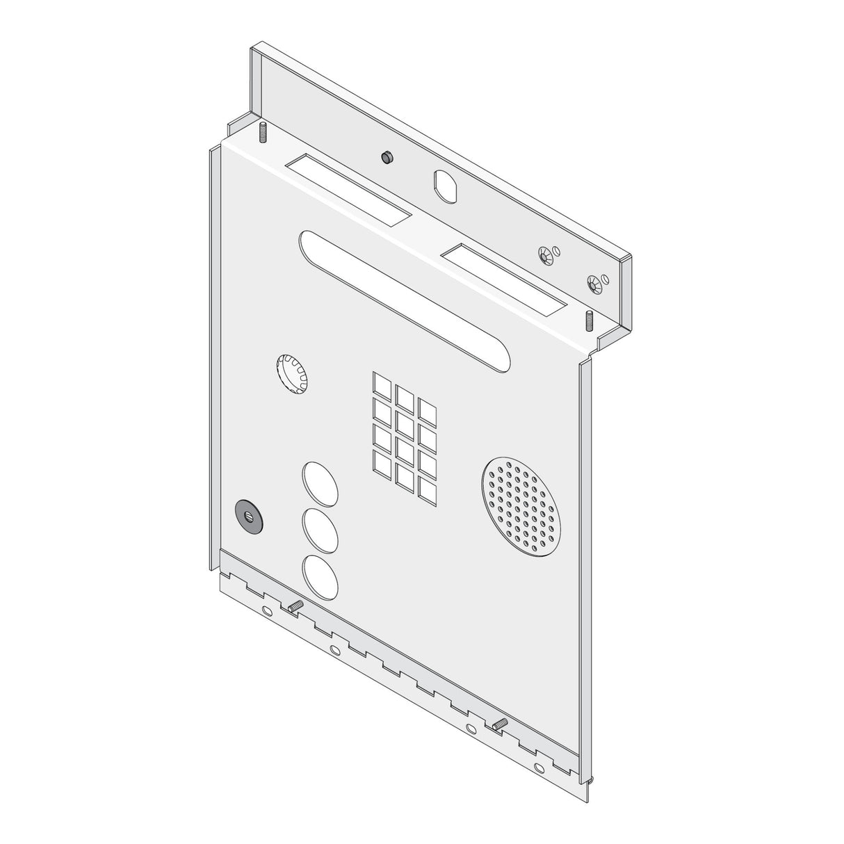 DoorKing 1814-053 Surface Mount Faceplate for 1835 | Elitegates.net
