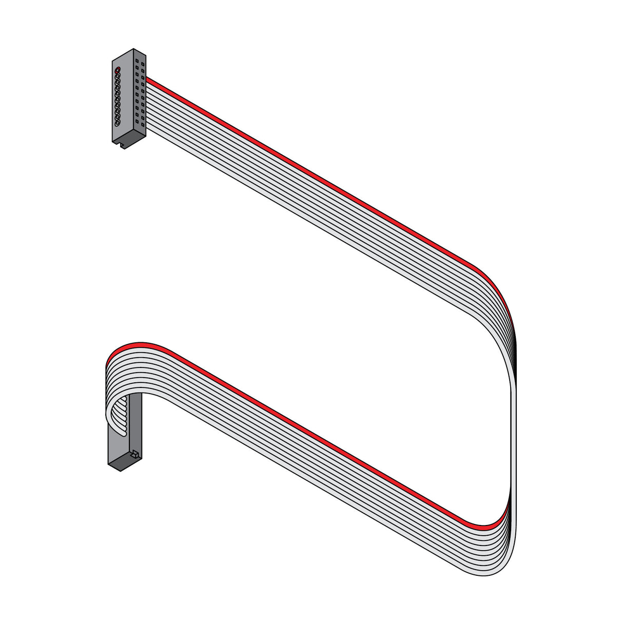 Doorking 1816-042 Ribbon Cable 20-Conductor | Elitegates.net