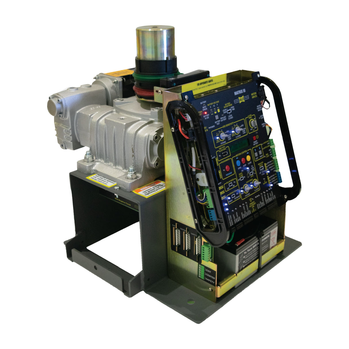 Maximum Controls Megatron 2200 PRO Swing Gate Operator, shown without a cover