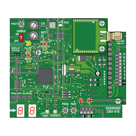 Doorking 2361-080 Wireless Baseboard Kit (2.4Ghz)