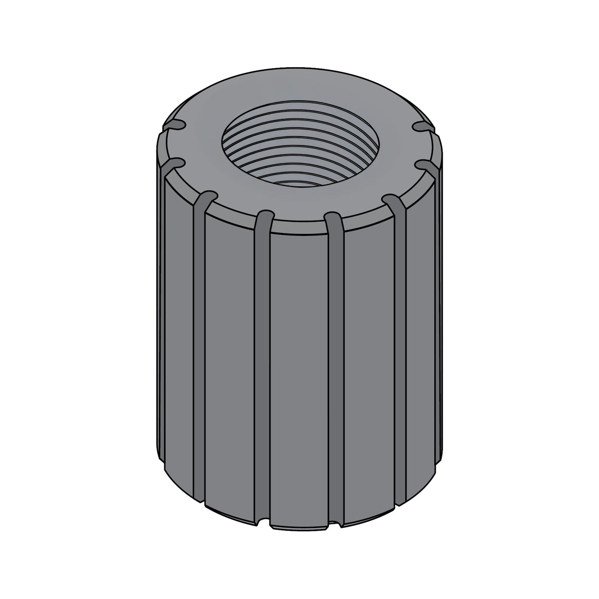 Doorking 2600-258 Bronze Adjustment Limit Nut 1”