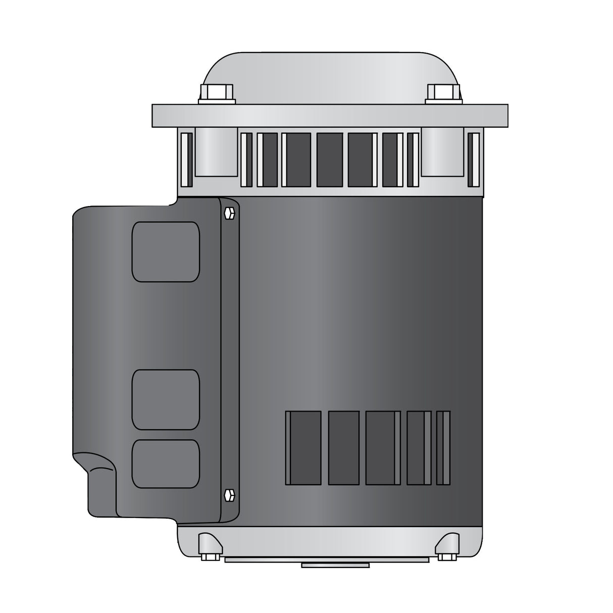 Doorking 2600-330 Motor 1/2 Hp 1100 Emerson