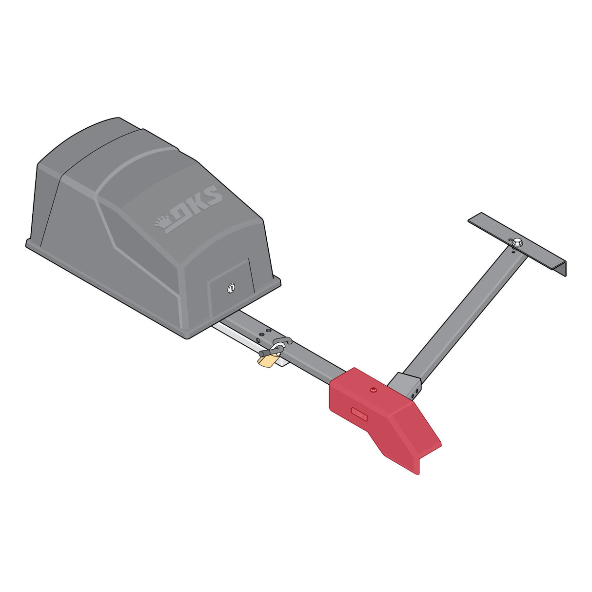 DoorKing 2600-631 Joint Cover for Swing Operators - Right | Elitegates.net