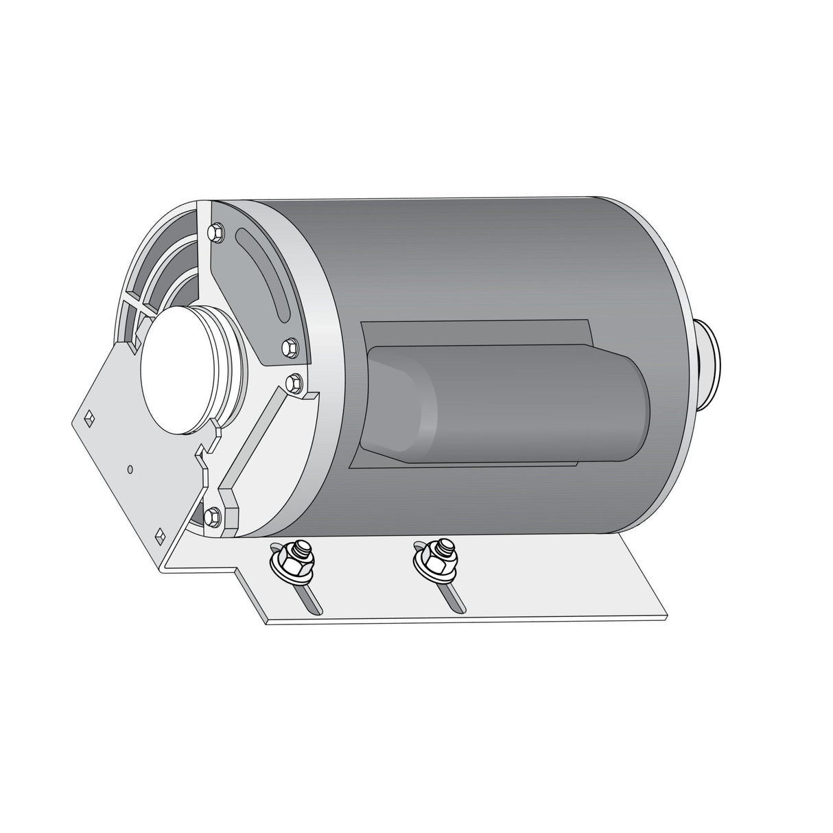 DoorKing 2601-162 Motor for 6550 Gate Operator - 1 HP | Elitegates.net