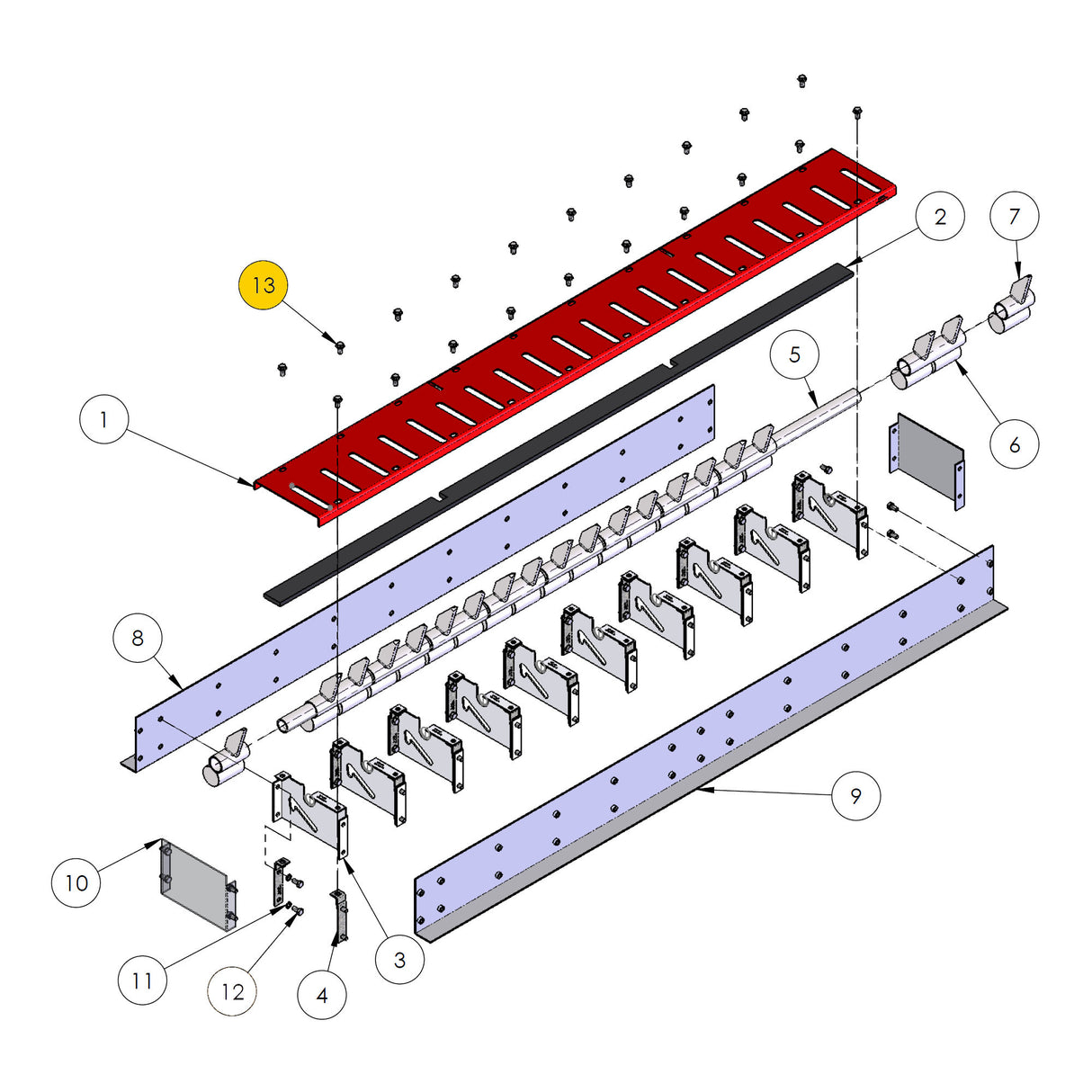Doorking 2615-262 Bolt Flange Lock