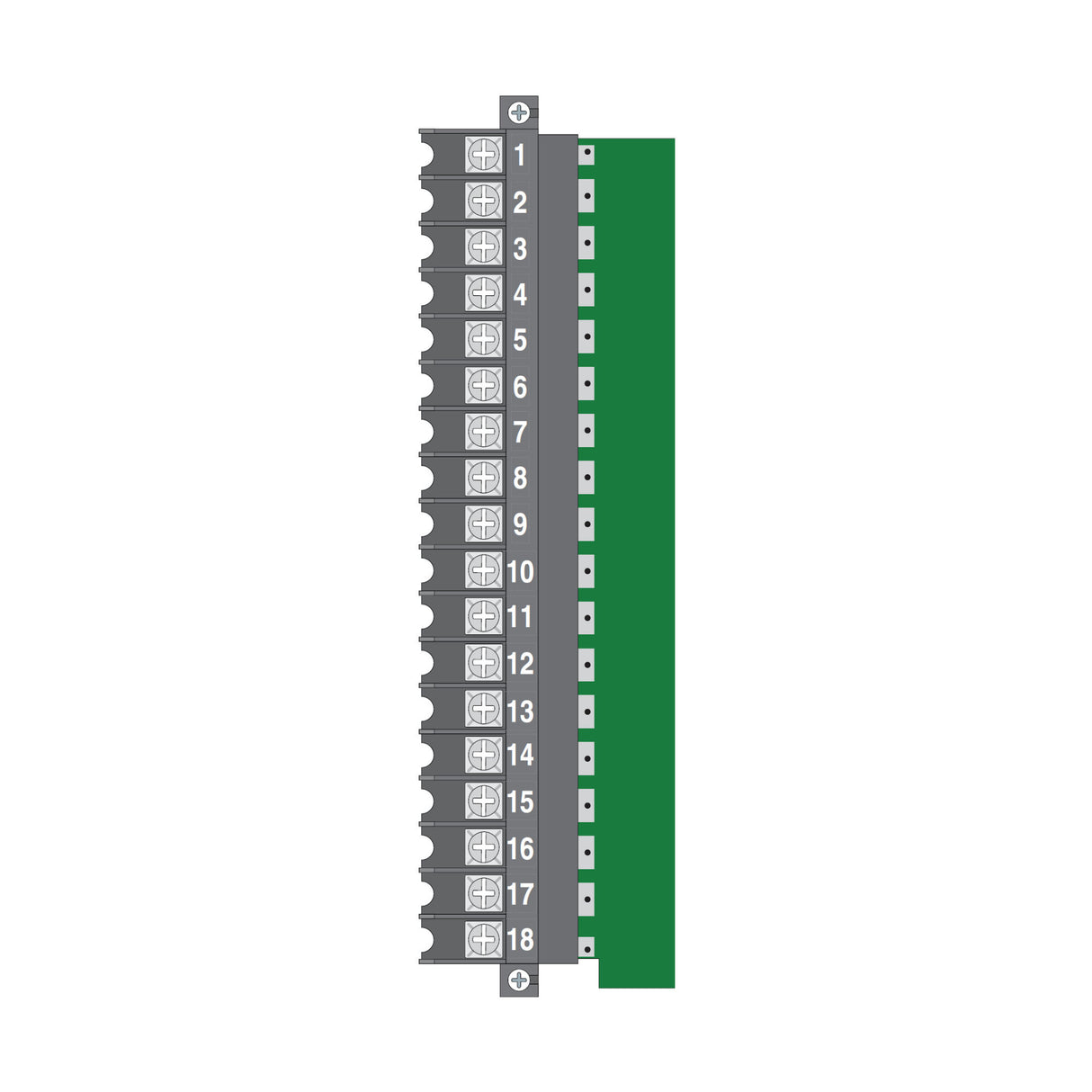 Doorking 2901-002 Terminal Block for Gate Operators - 18 Pin | Elitegates.net