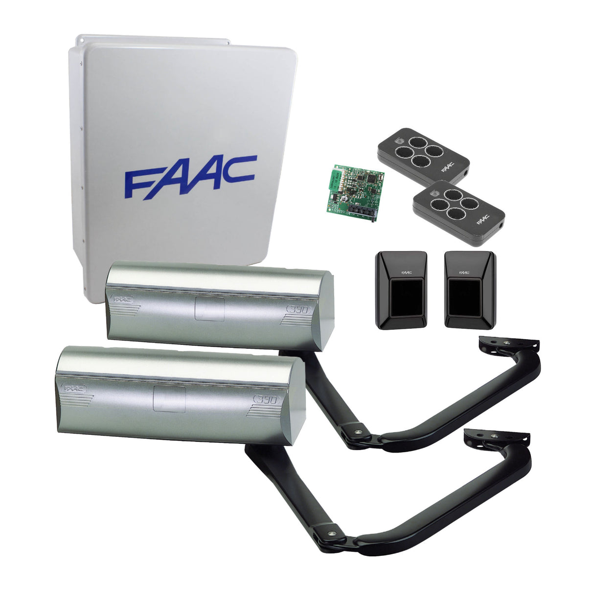 FAAC 390 Electromechanical Dual Swing Gate Openers | Elitegates.net