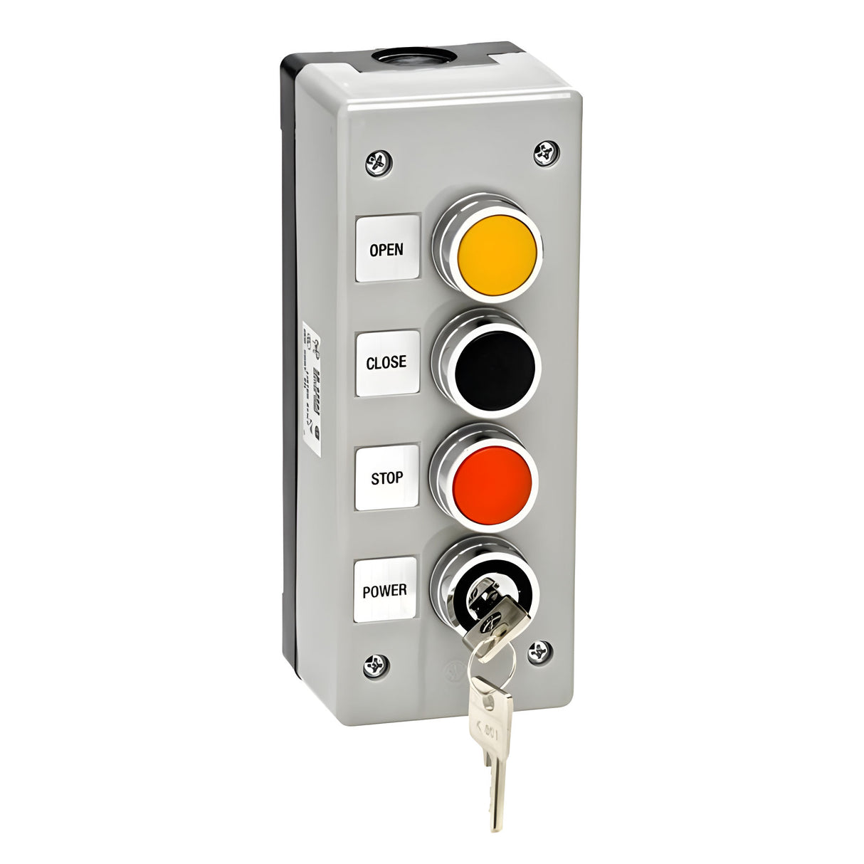 Elite 3BXLT Three Button Station With Lockout (Exterior)