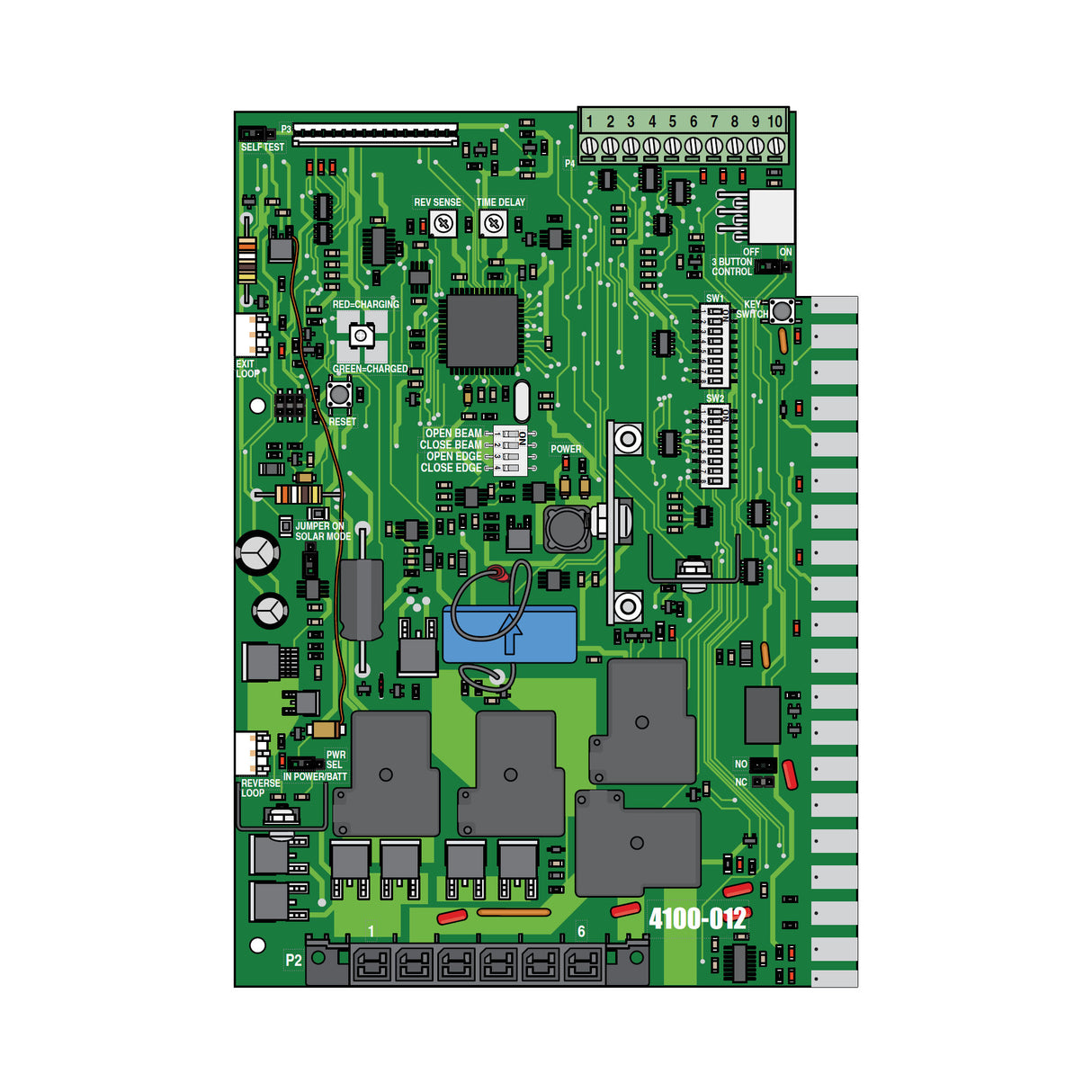 Doorking 4100-012 Replacement Circuit Board