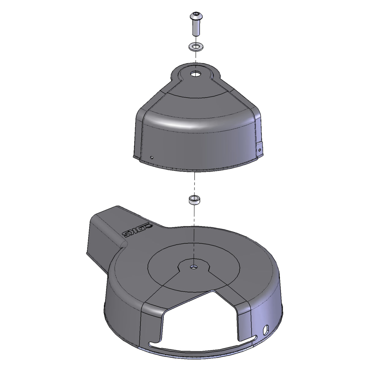 Doorking 6500-440 Sub Assembly Cover Turret, illustration