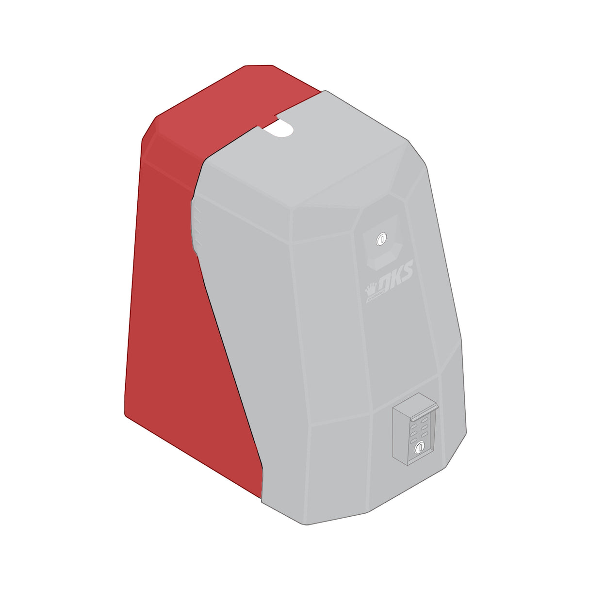 Doorking 6500-464 Back Cover for 6500 models