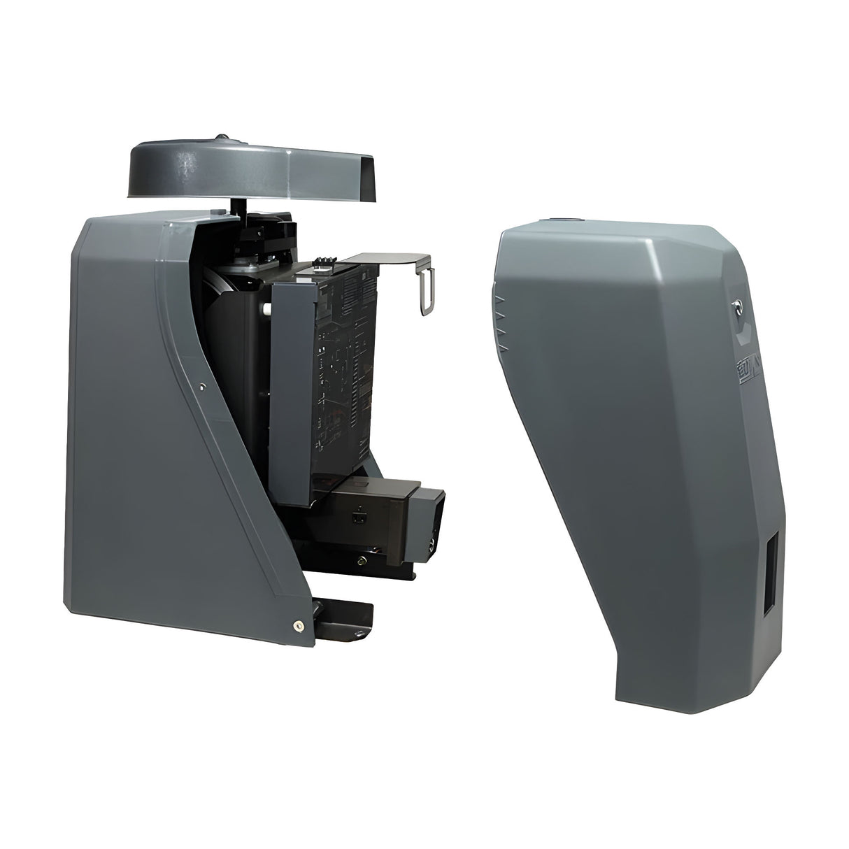 DoorKing 6500 Swing Gate Operator, showing taking off the cover