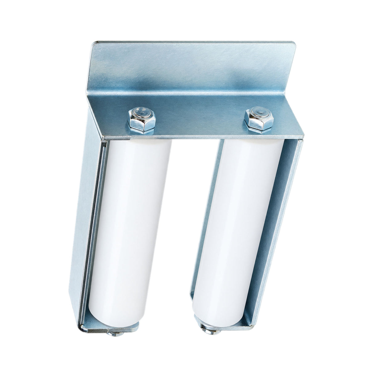 Ramset Guarded U-Bracket Gate Guide Roller, white | Elitegates.net
