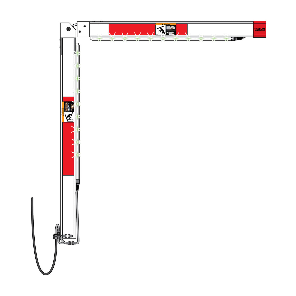 DoorKing 1601-822 Reverse Edge LED Kit for Folding Arms | Elitegates.net