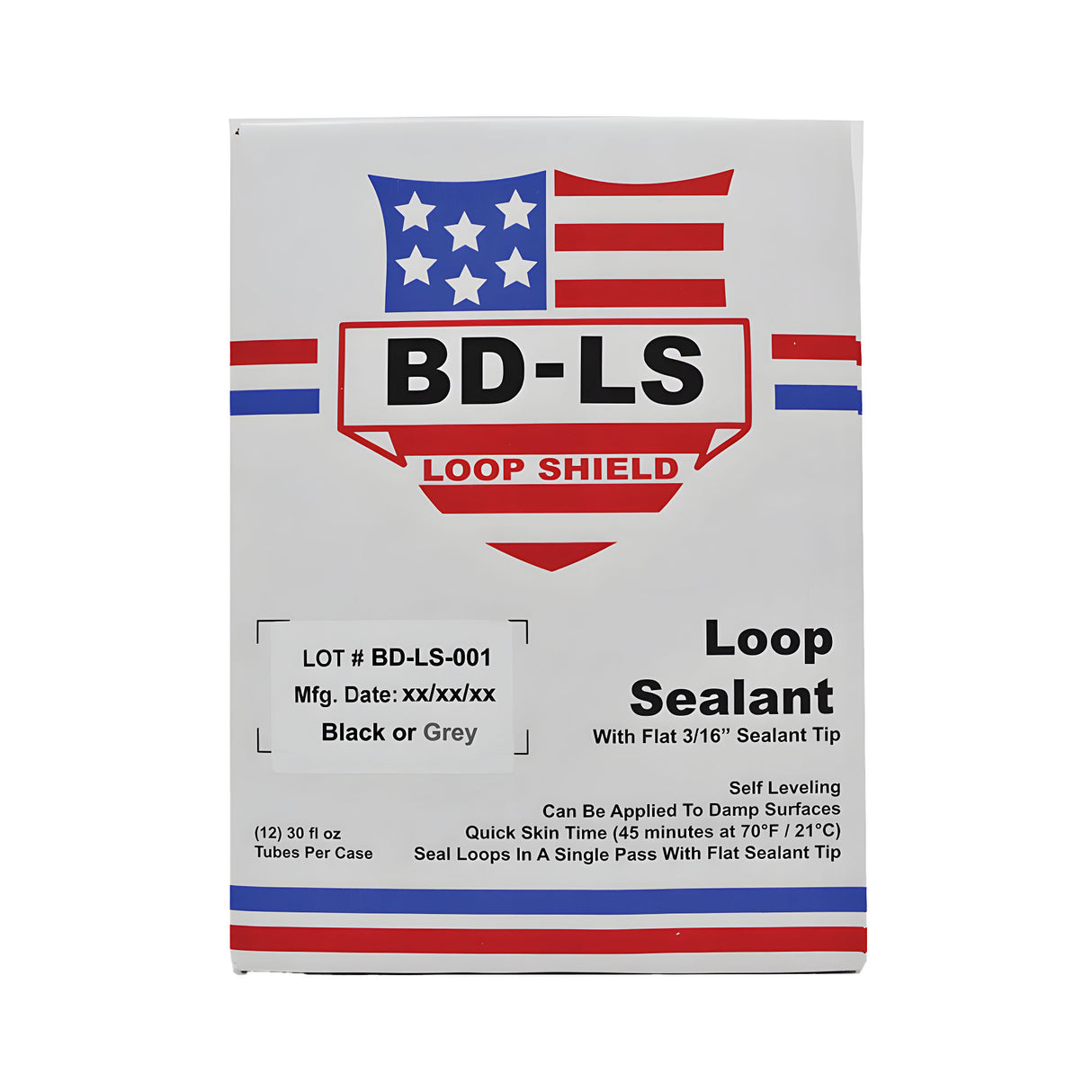 BD Loops Sealer Tube – Box of 12 (Black or Gray)