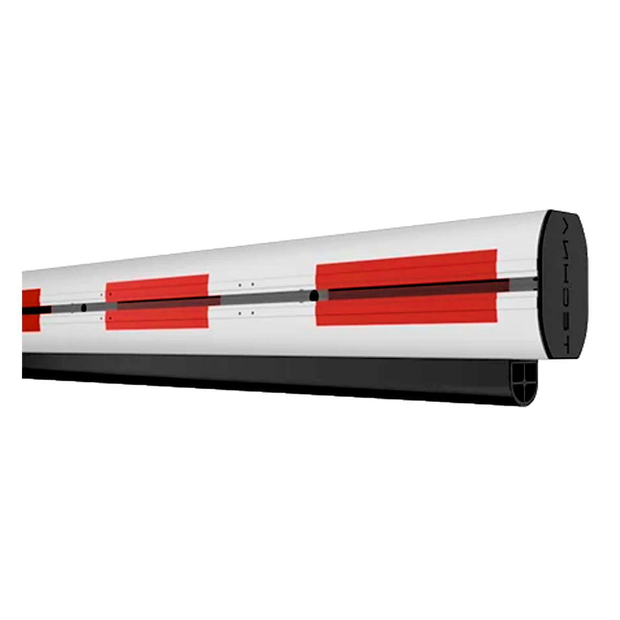 LiftMaster BGARMFOAM Barrier Arm Foam Edge, shown installed