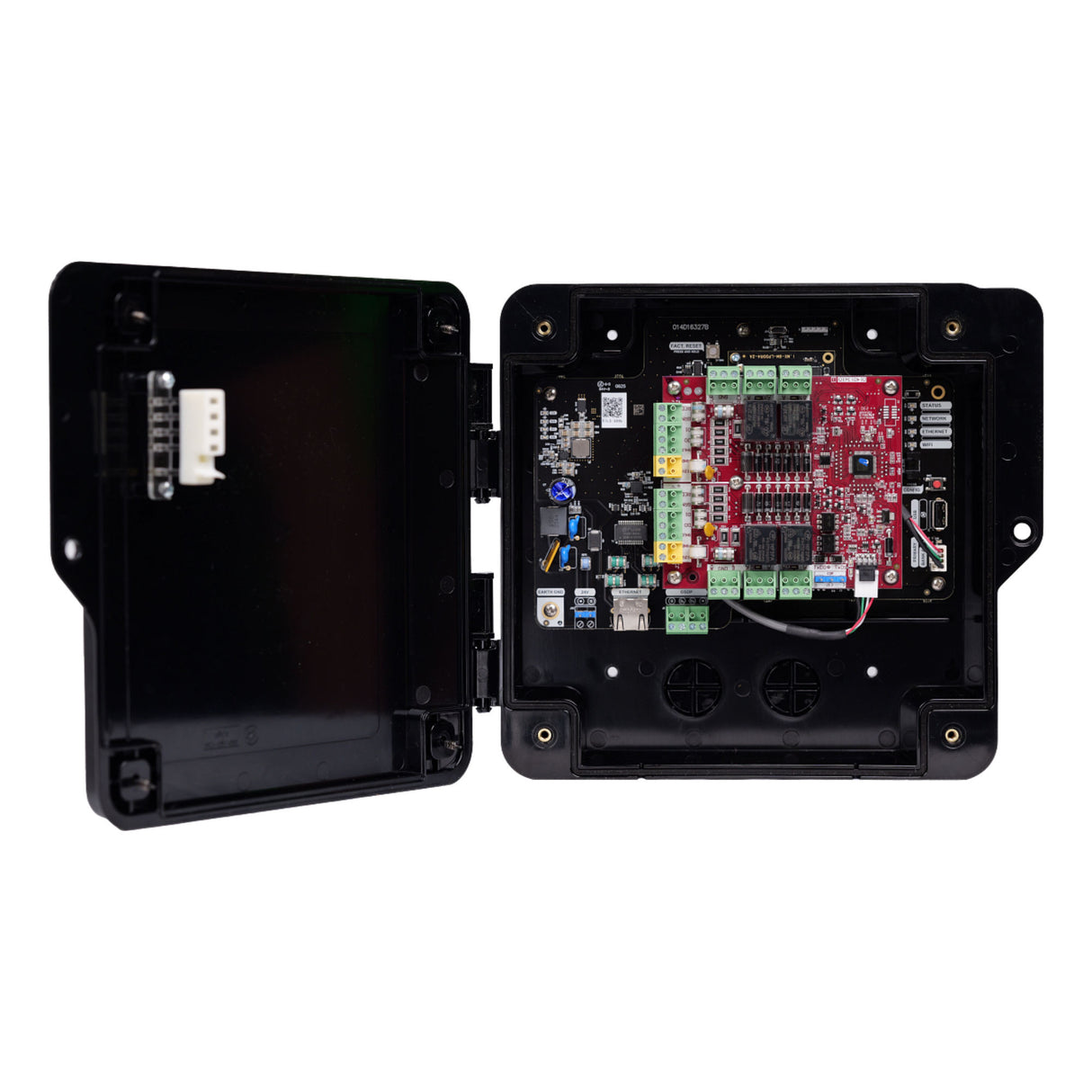 LiftMaster CAP4AP Smart Access Controller 4-Door, shown with open cover | EliteGates.net