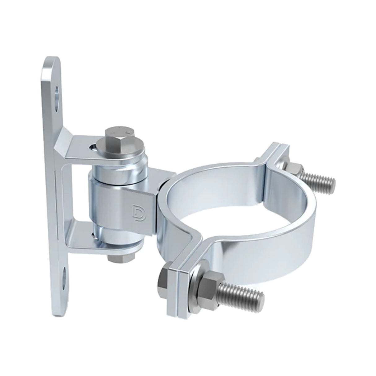 D&D Shut-It CI2051 Round Post Bolt-On Hinge | Elitegates.net