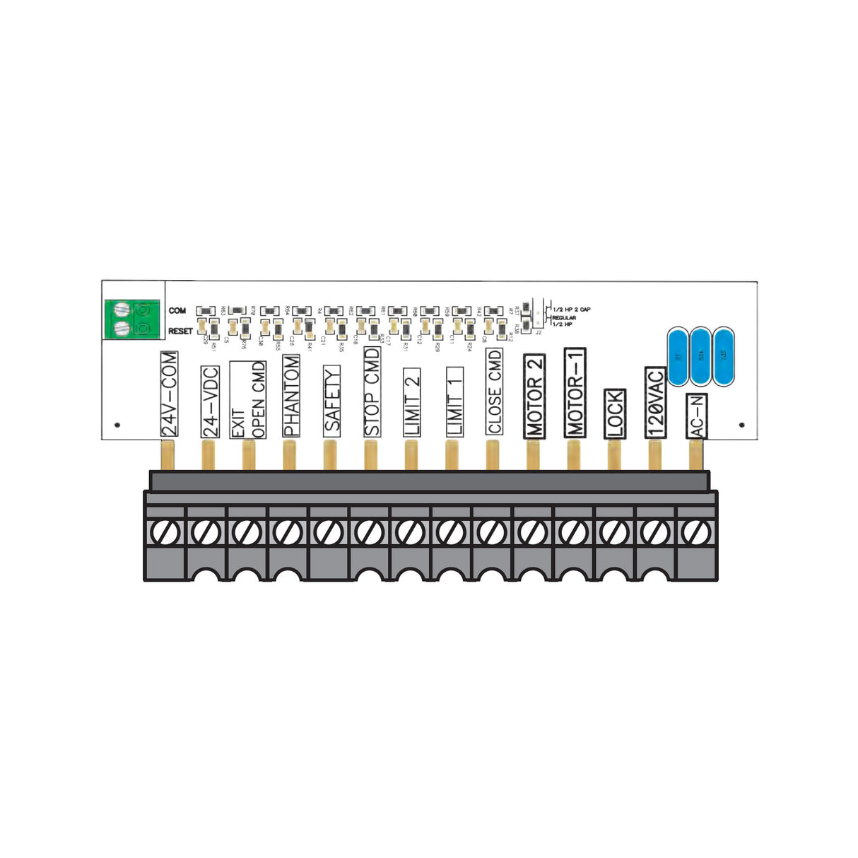 Allomatic COM-1002 Terminal Strip for Main Board