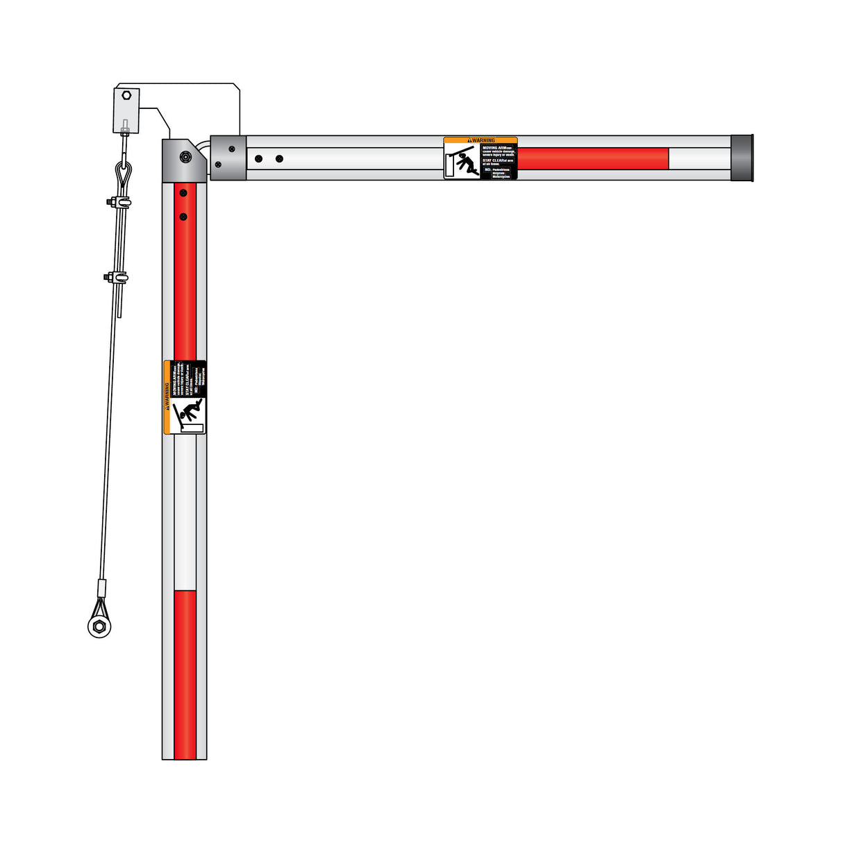 Doorking 1601-610 Folding Aluminum Round Arm 14 Ft | Elitegates.net