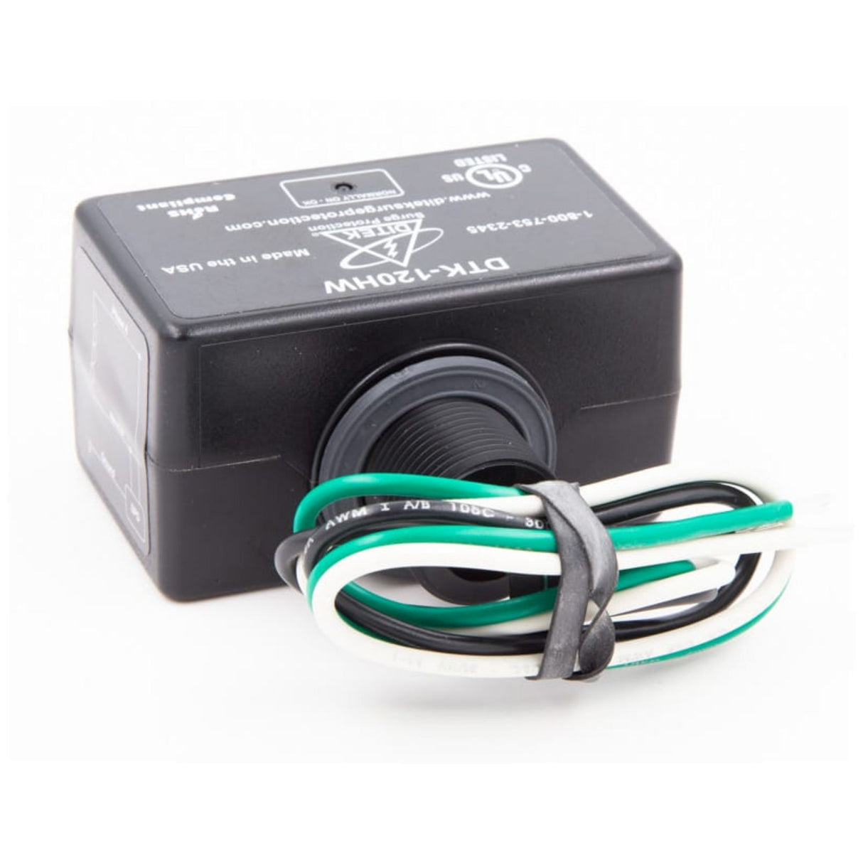 Ditek DTK-120HW Type 1 Surge Protector 120V, view from the top