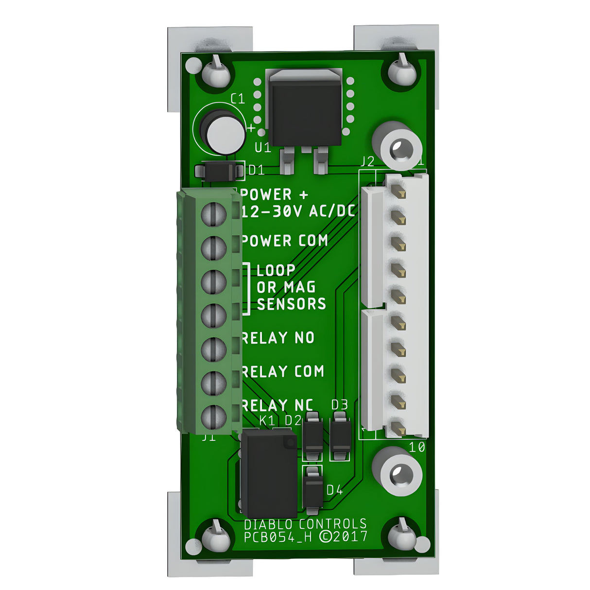 Diablo RK-1R Loop Rack for Plug-In Loop Detectors