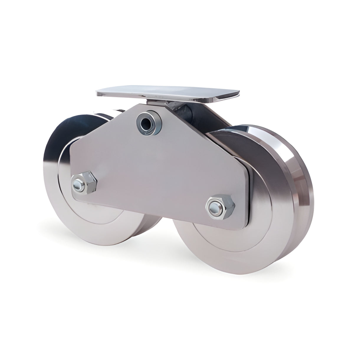 Doorking 1201-210 Tandem Steel V-Wheel Assembly (6")