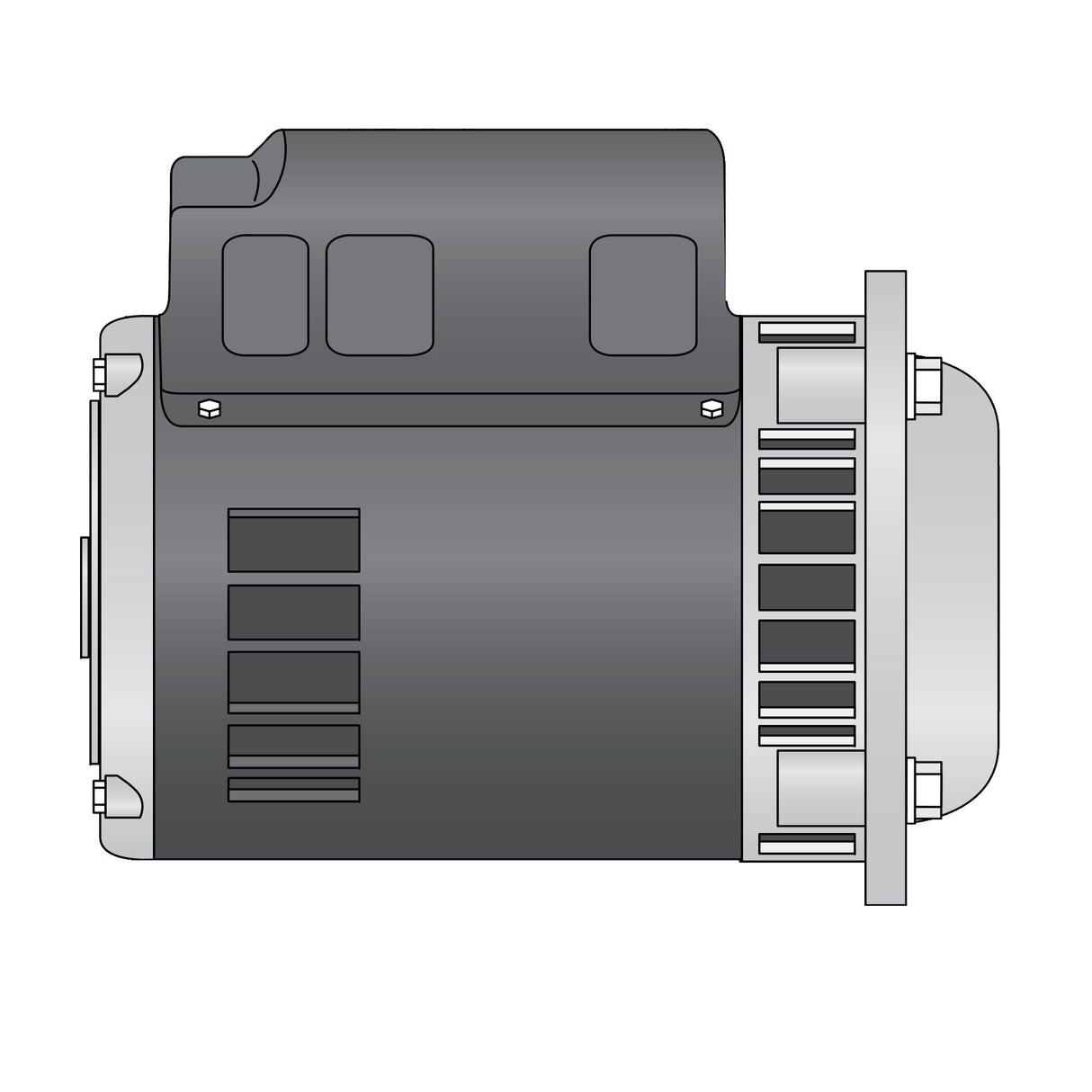 Doorking 2600-330 Motor 1/2 Hp 1100 Emerson