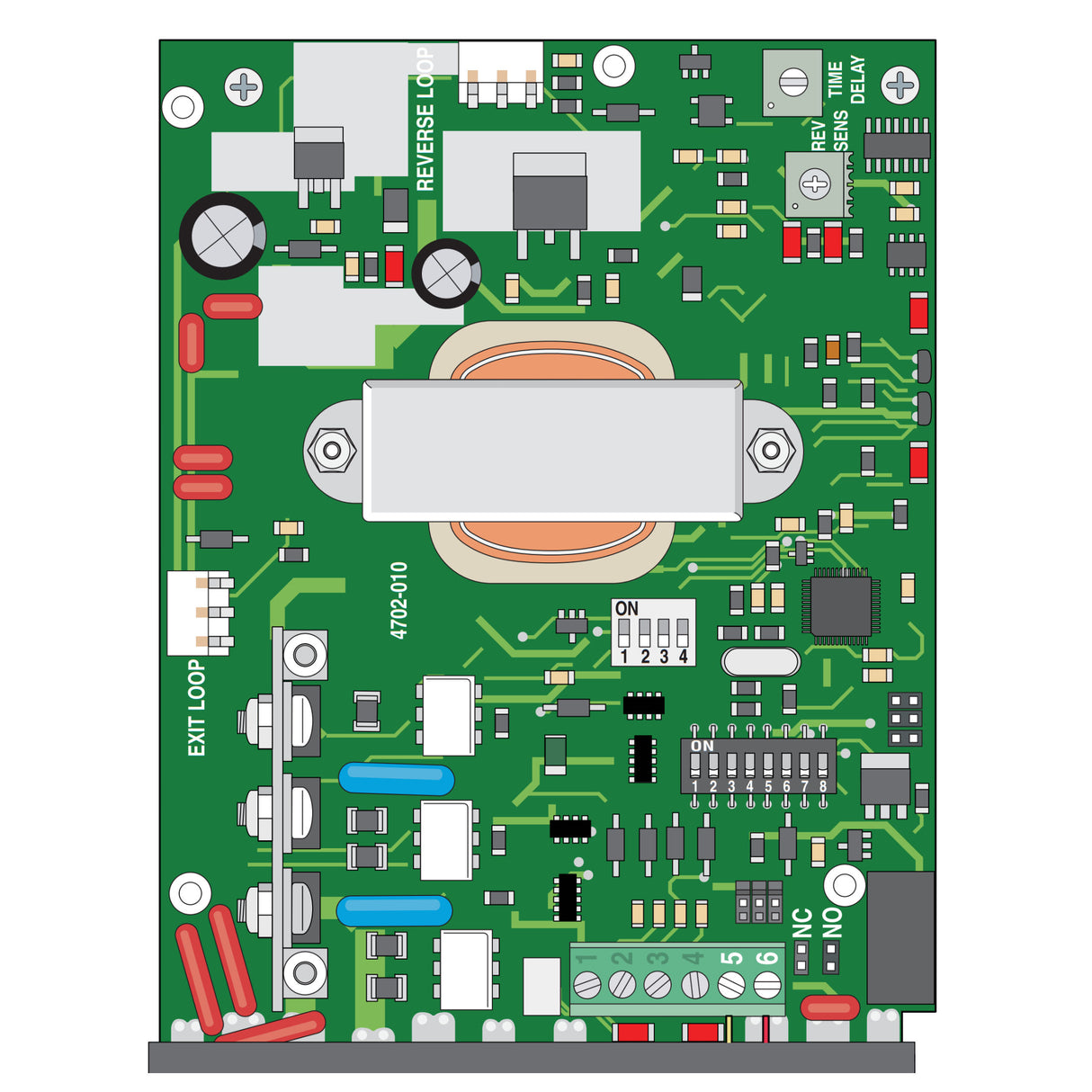 Doorking 4702-012 Circuit Board (Non-UL)
