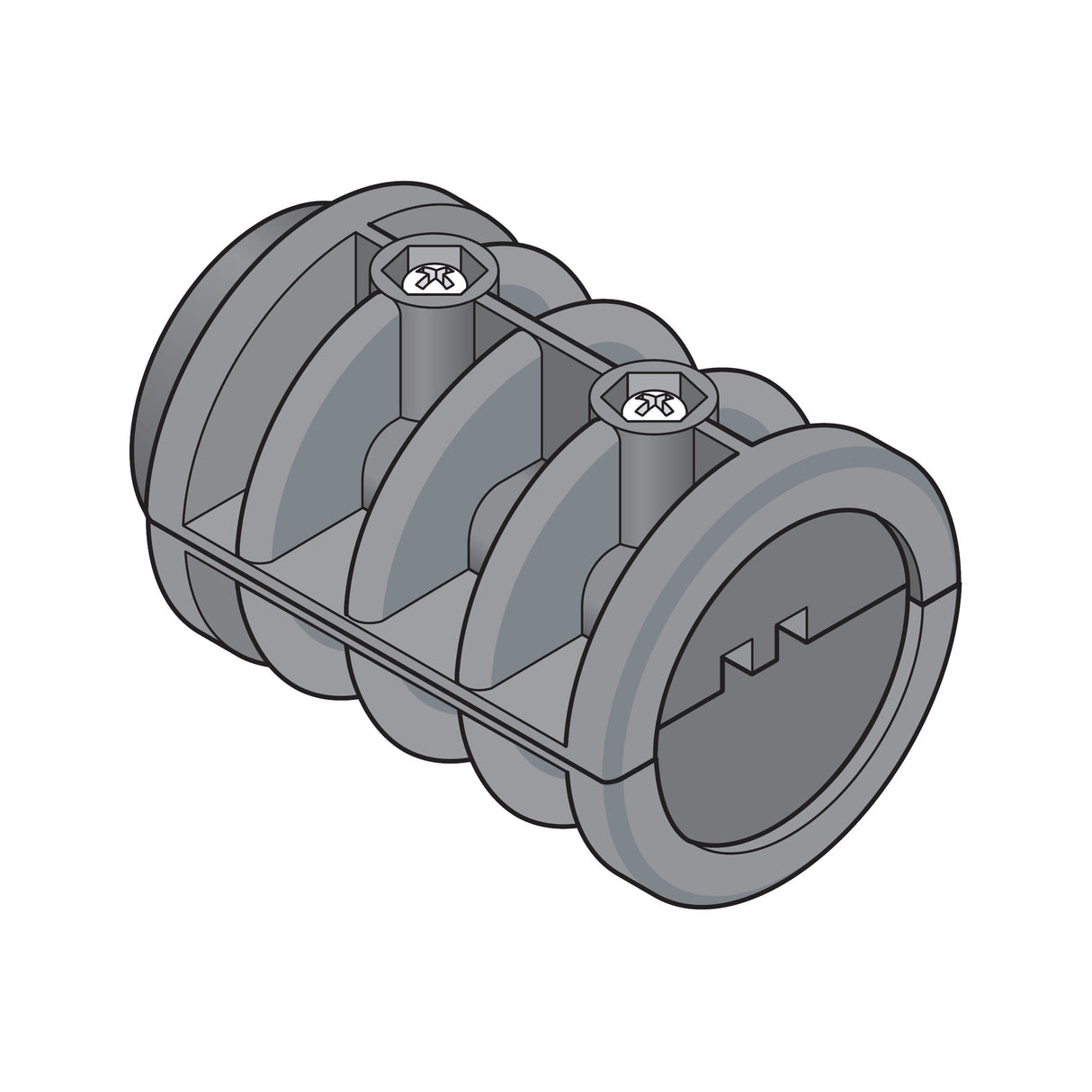 Doorking 2600-271 Chain Stop, illustration