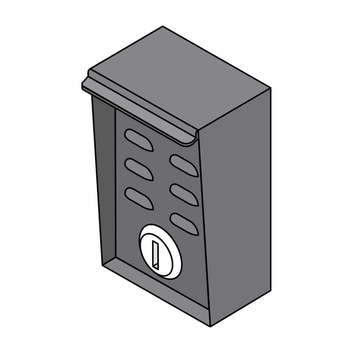 Doorking 2600-523 Vented Switch Cover, illustration