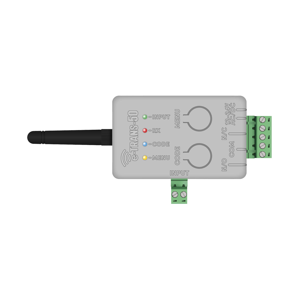 AES e-TRANS 50 V4 Wireless Gate Transceiver, side view | Elitegates.net