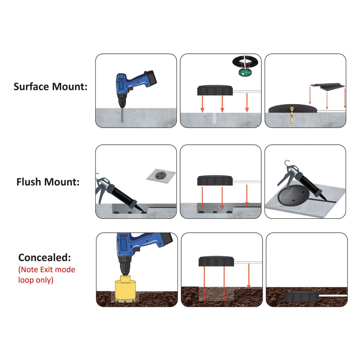 EL00W installation diagram
