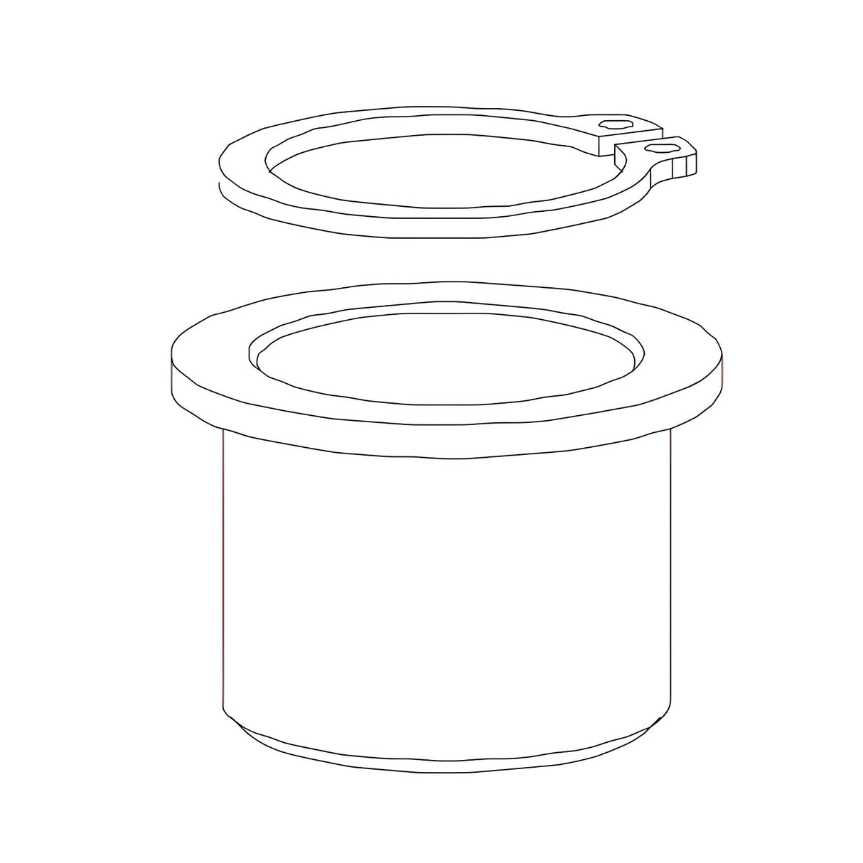 FAAC 708026 390 Brass Shaft Bushing