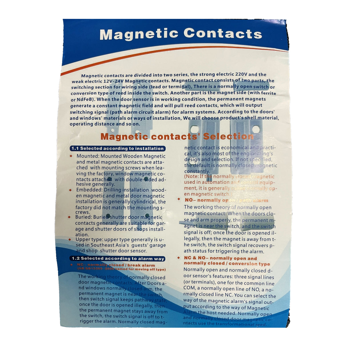 GarageSmart Magnetic Contact manual