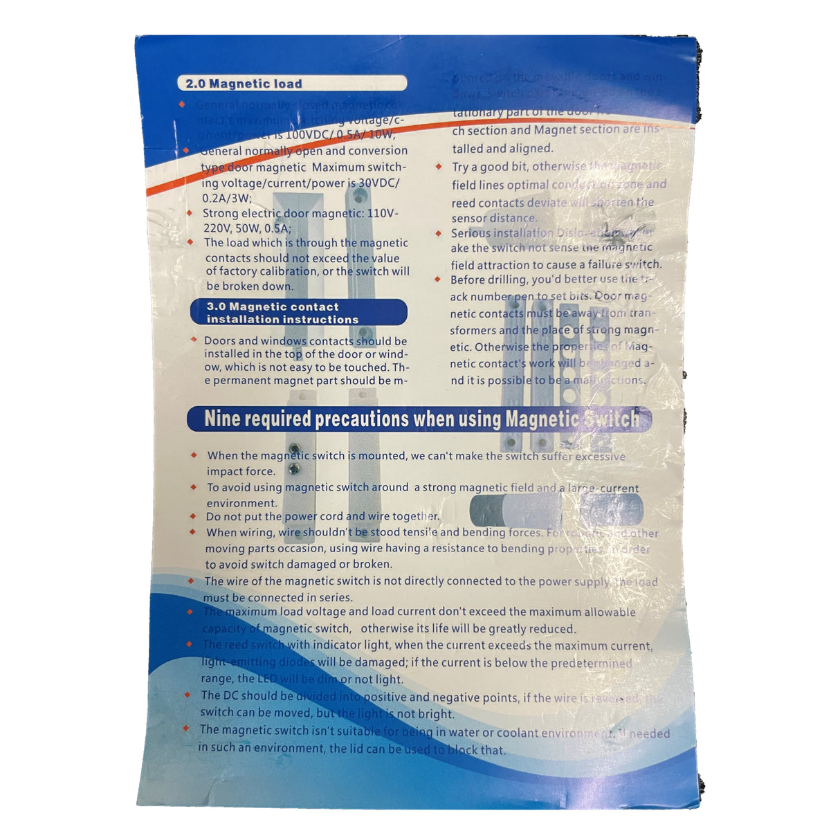 GarageSmart Magnetic Contact instructions