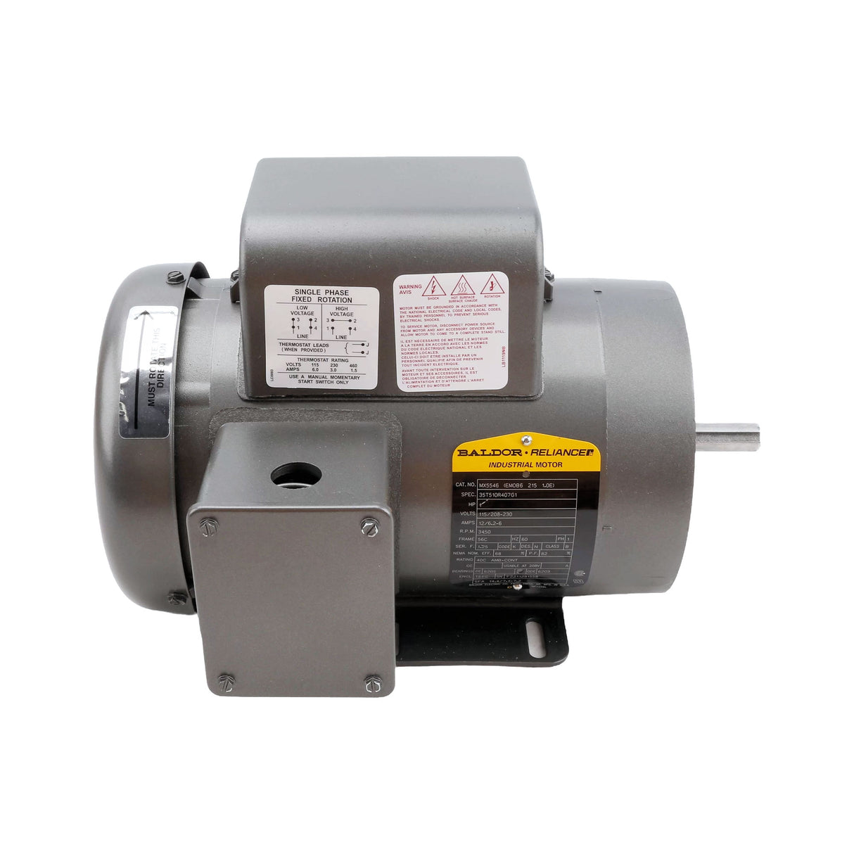 HySecurity MX001636 Replacement Motor, side view