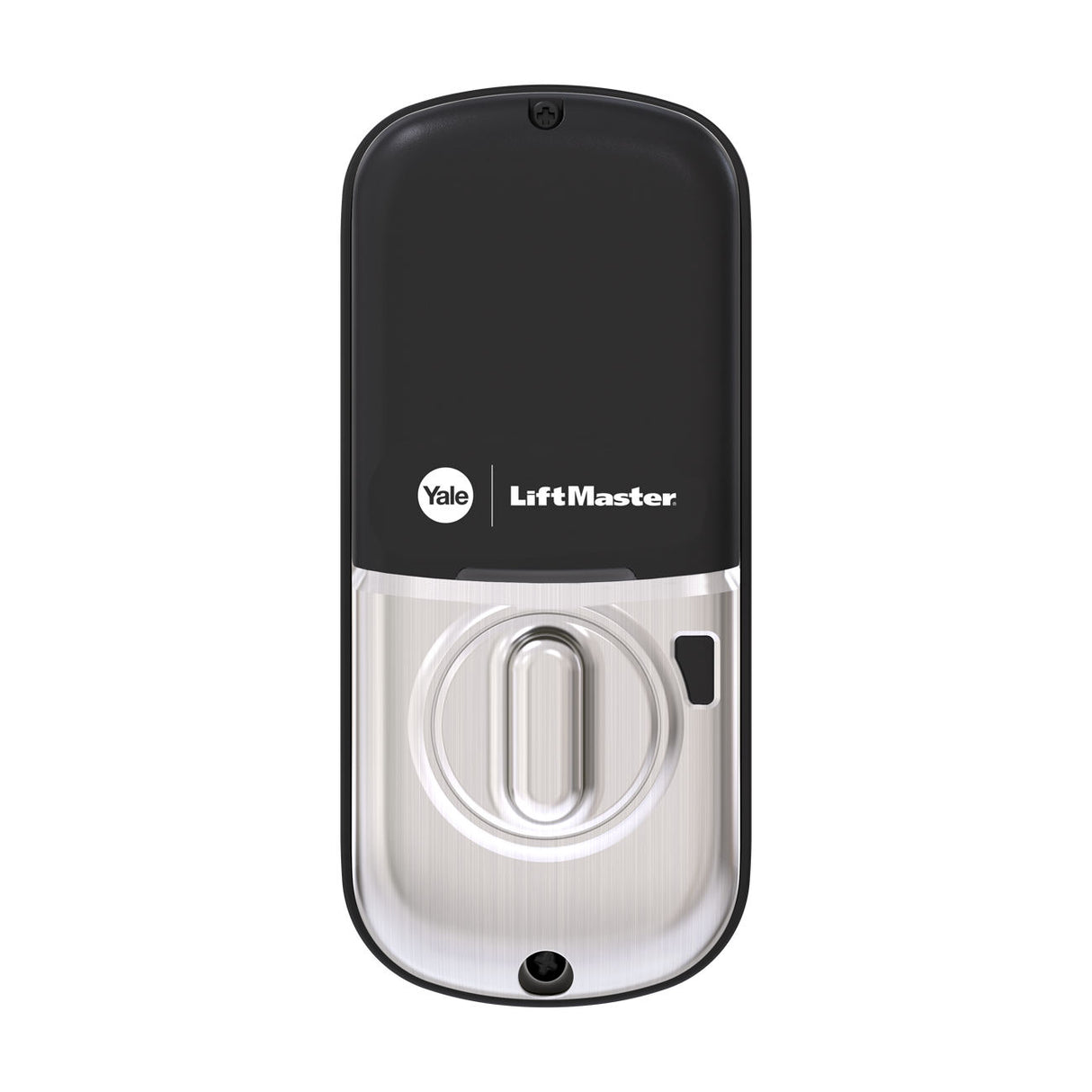 Liftmaster LMDBPACK-SN Smart Lock MyQ - Satin Nickel, rear view