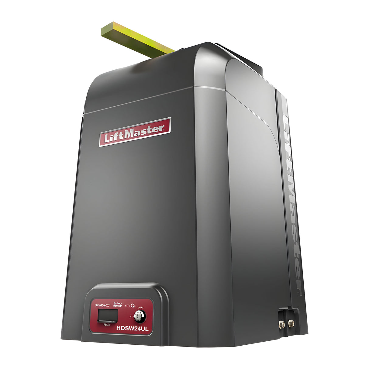 Liftmaster HDSW24UL Heavy-Duty Swing Gate Opener (side view)