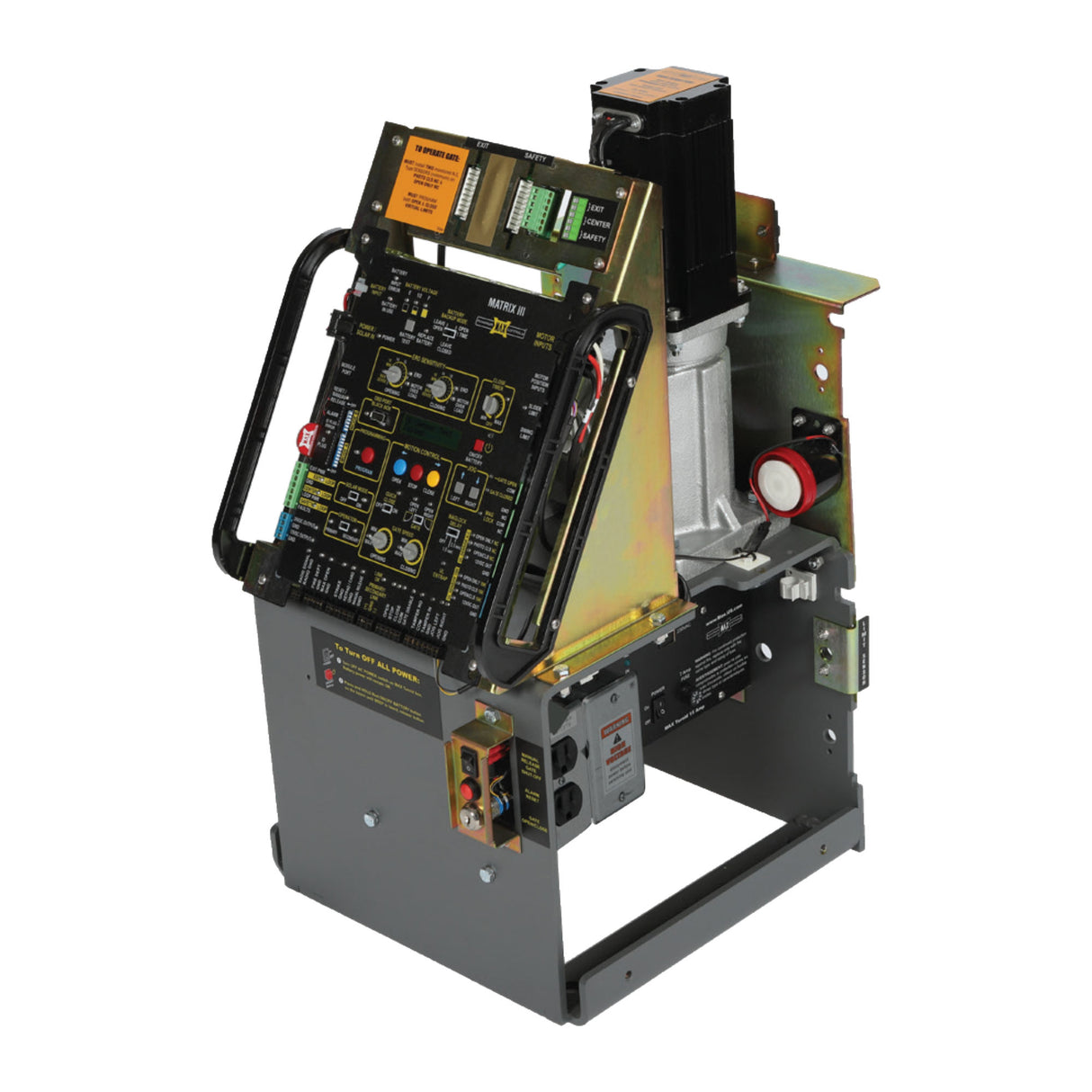 Maximum Controls - MAX 2200 PRO Slide Gate Operator, shown without a cover