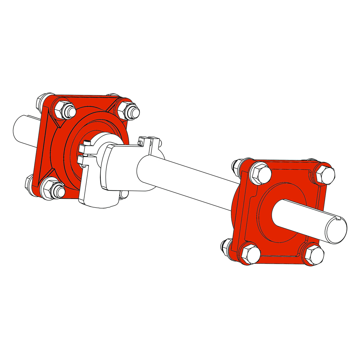 Hysecurity MX000306 Crankshaft Bearing, shows installed