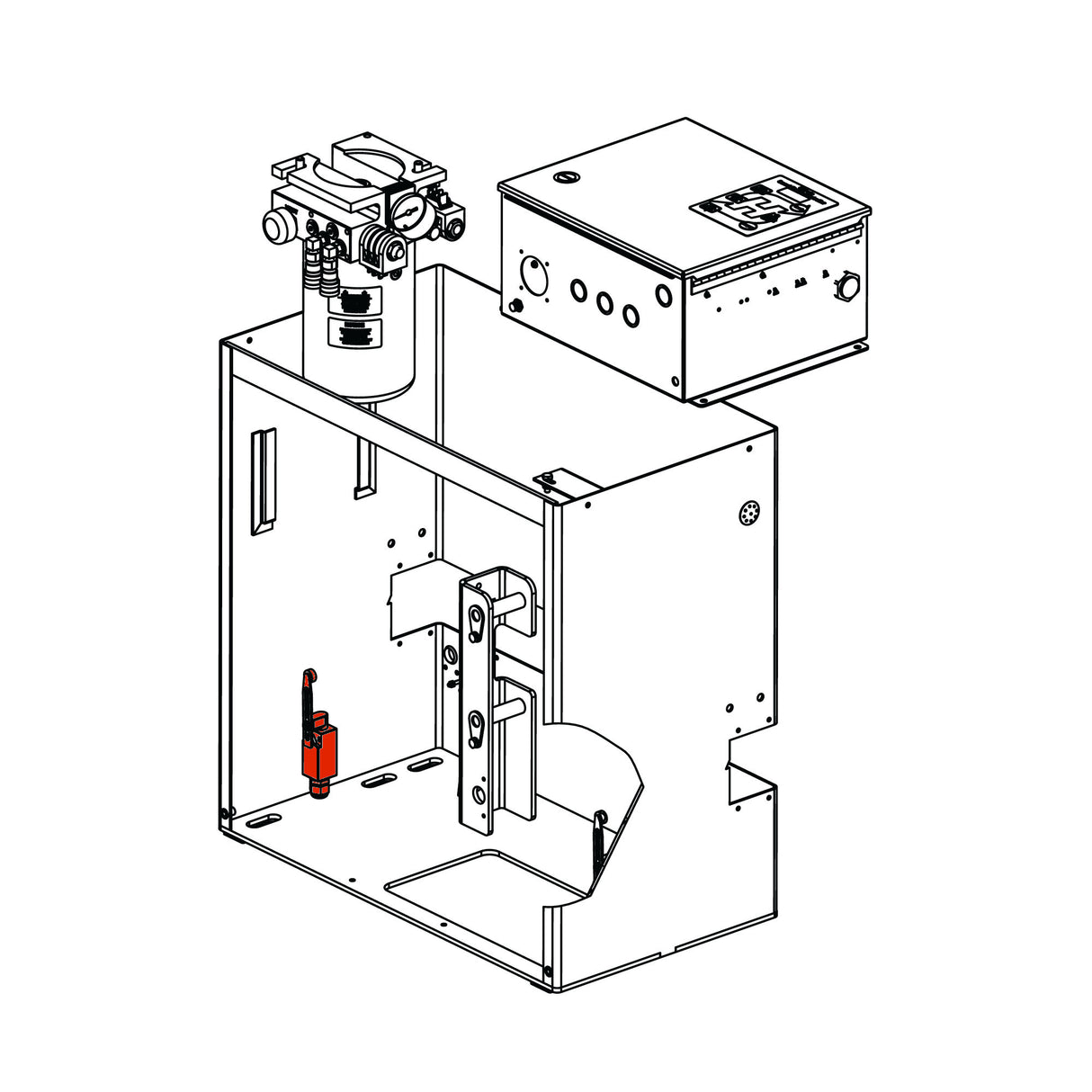 Hysecurity MX000672 Limit Switch with Cable, parts diagram