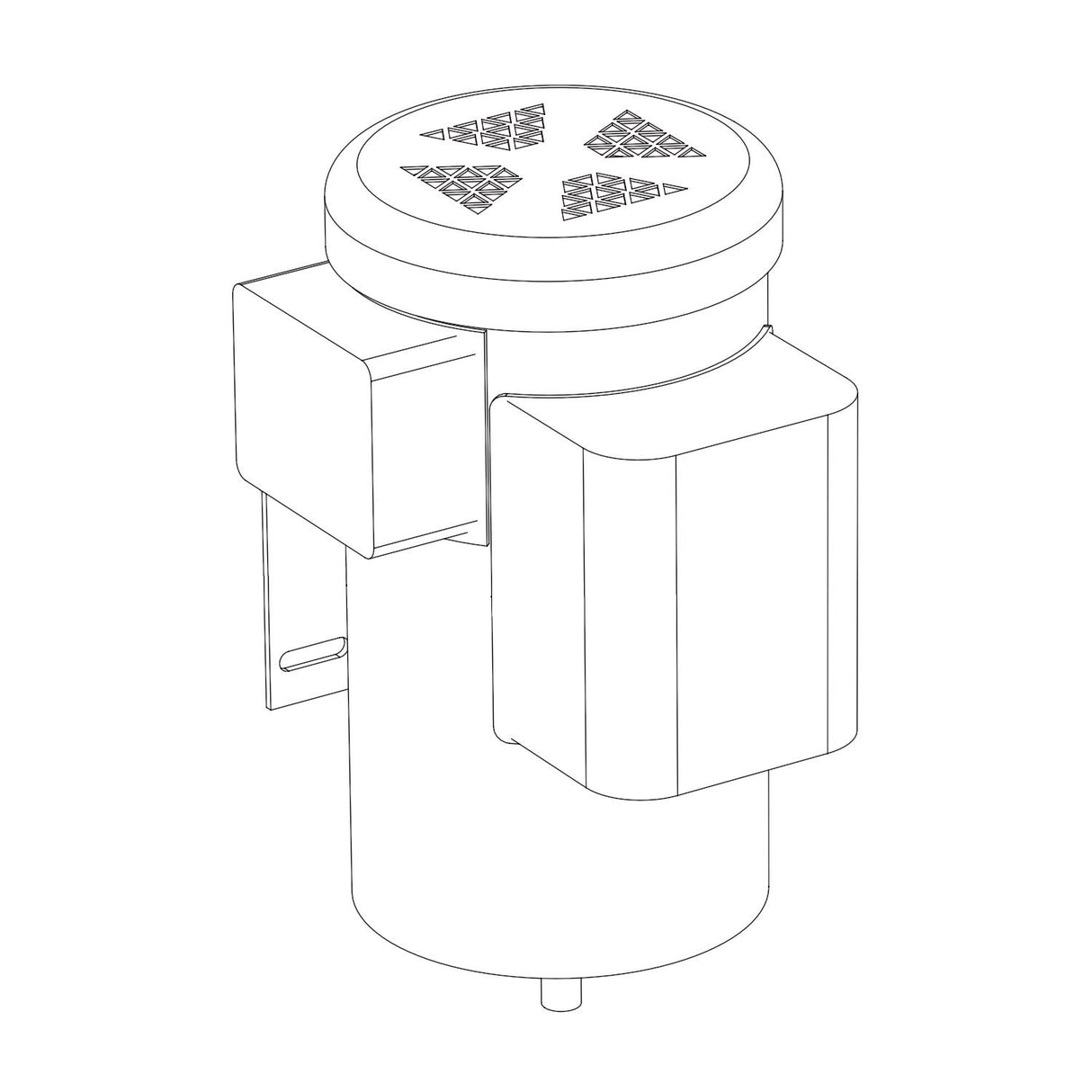 Motor de repuesto HySecurity MX001634 de 3/4 HP