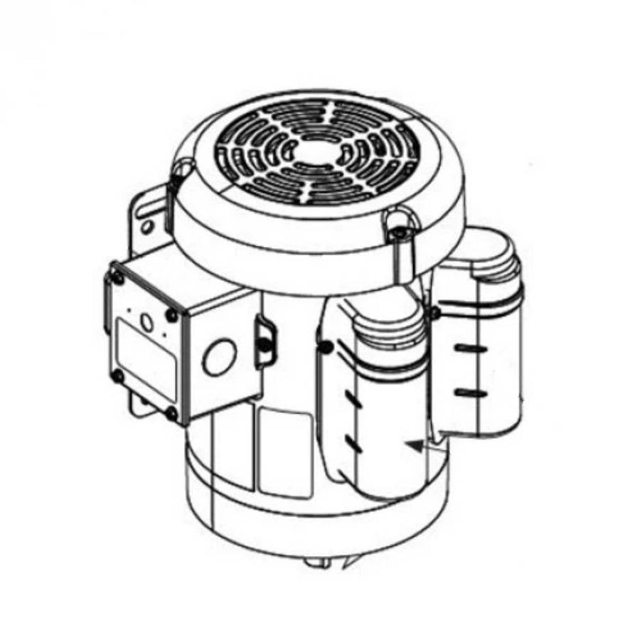 HySecurity MX001639 Replacement Motor 5 HP