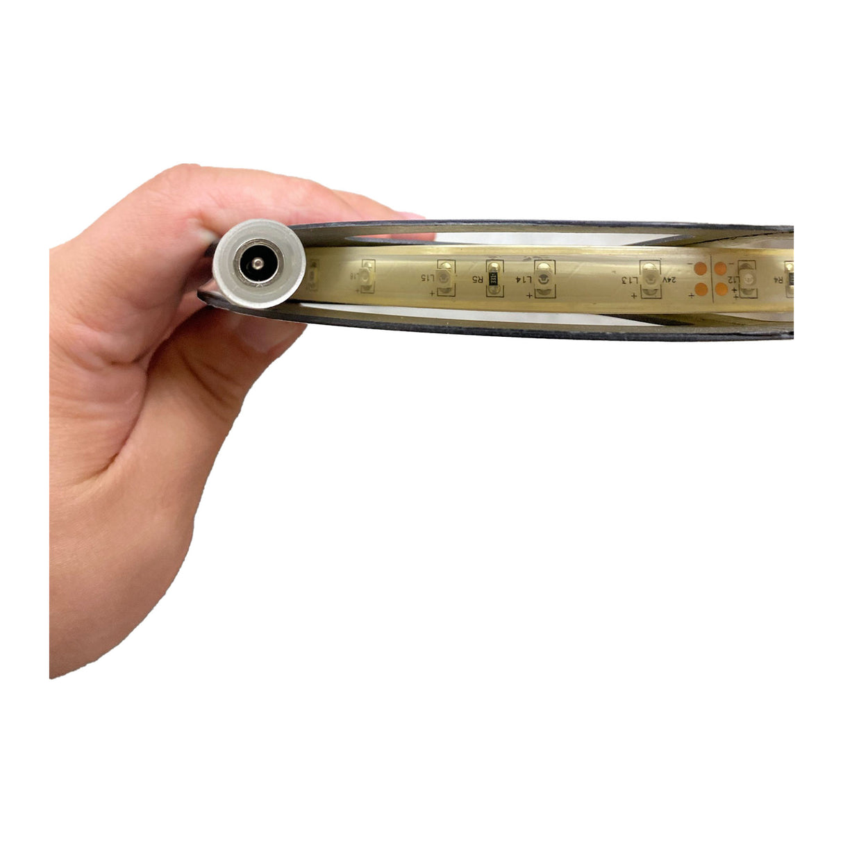 HySecurity MX4124 Flexible LED Light, showing electrical connector