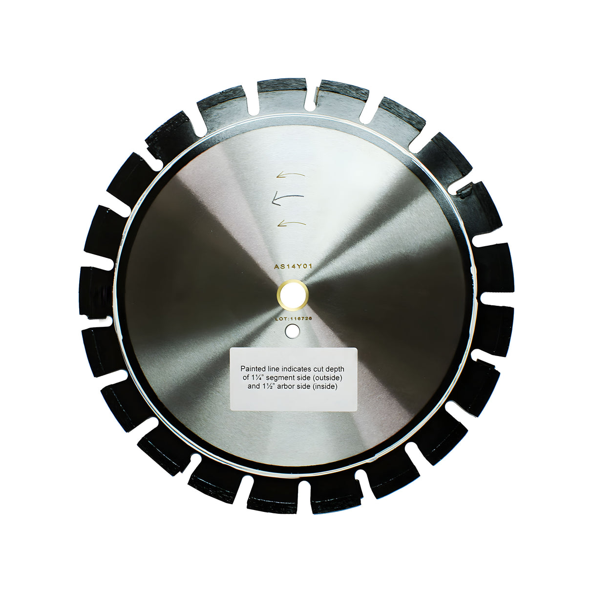 BD Loops SB-A, Asphalt Dimond Blade - 14"