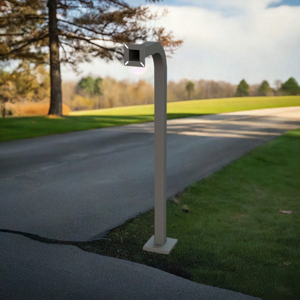 Security Brands 18-001 Pedestal de cuello de cisne (montaje en almohadilla)